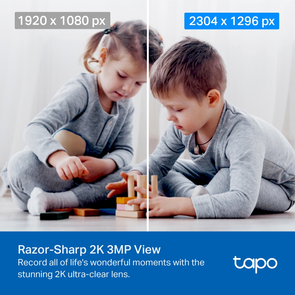 Comparación visual de la resolución de la Tapo C210